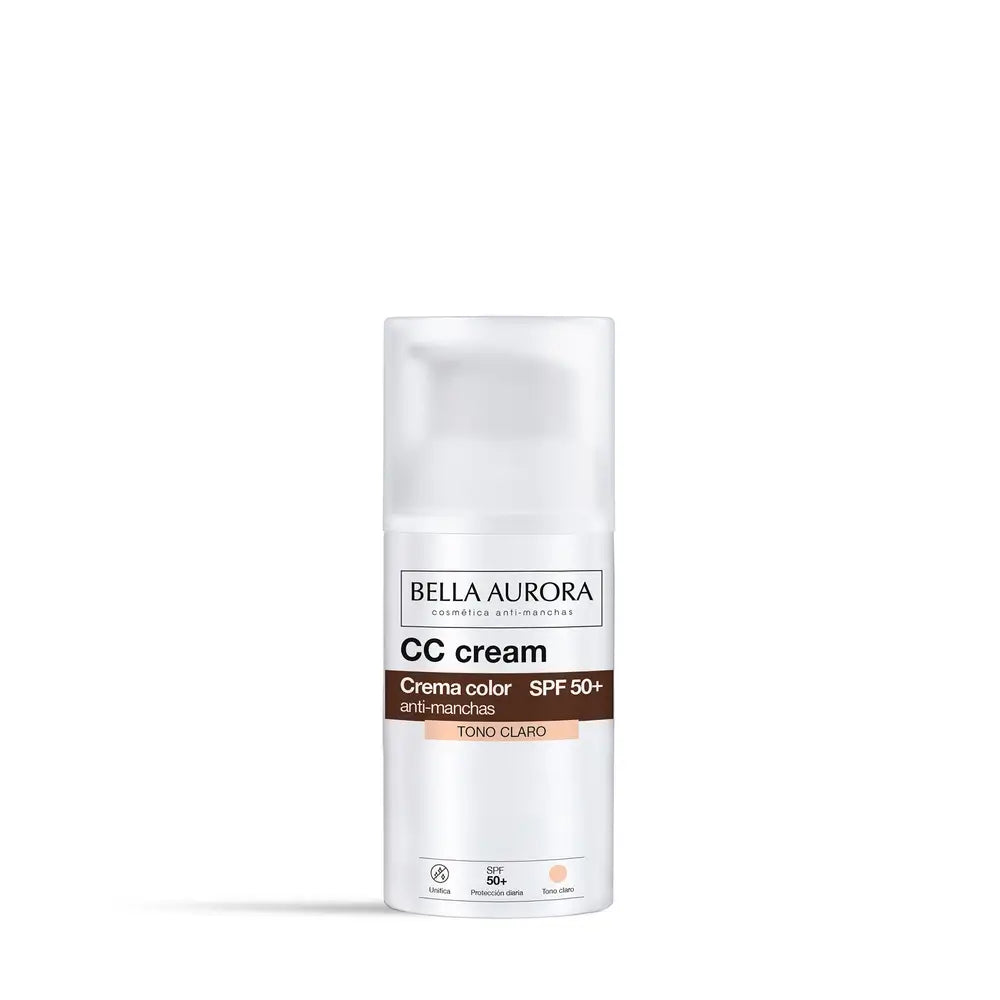 Bella Aurora CC Cream SPF 50+ Tono Claro 30 ml