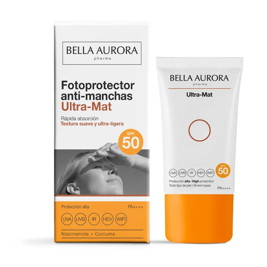 Bella Aurora  Fotoprotector Solar Anti-Manchas  Ultra-Mat , 50 ml.