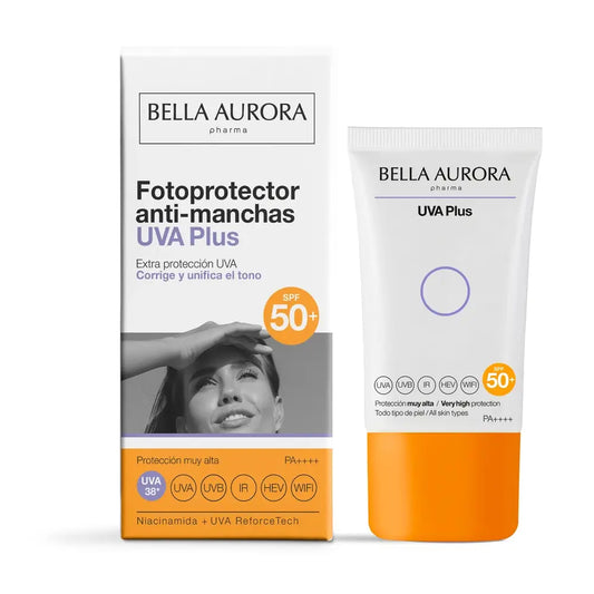 Bella Aurora  Fotoprotector Solar Anti-Manchas  Uva Plus Protect , 50 ml.