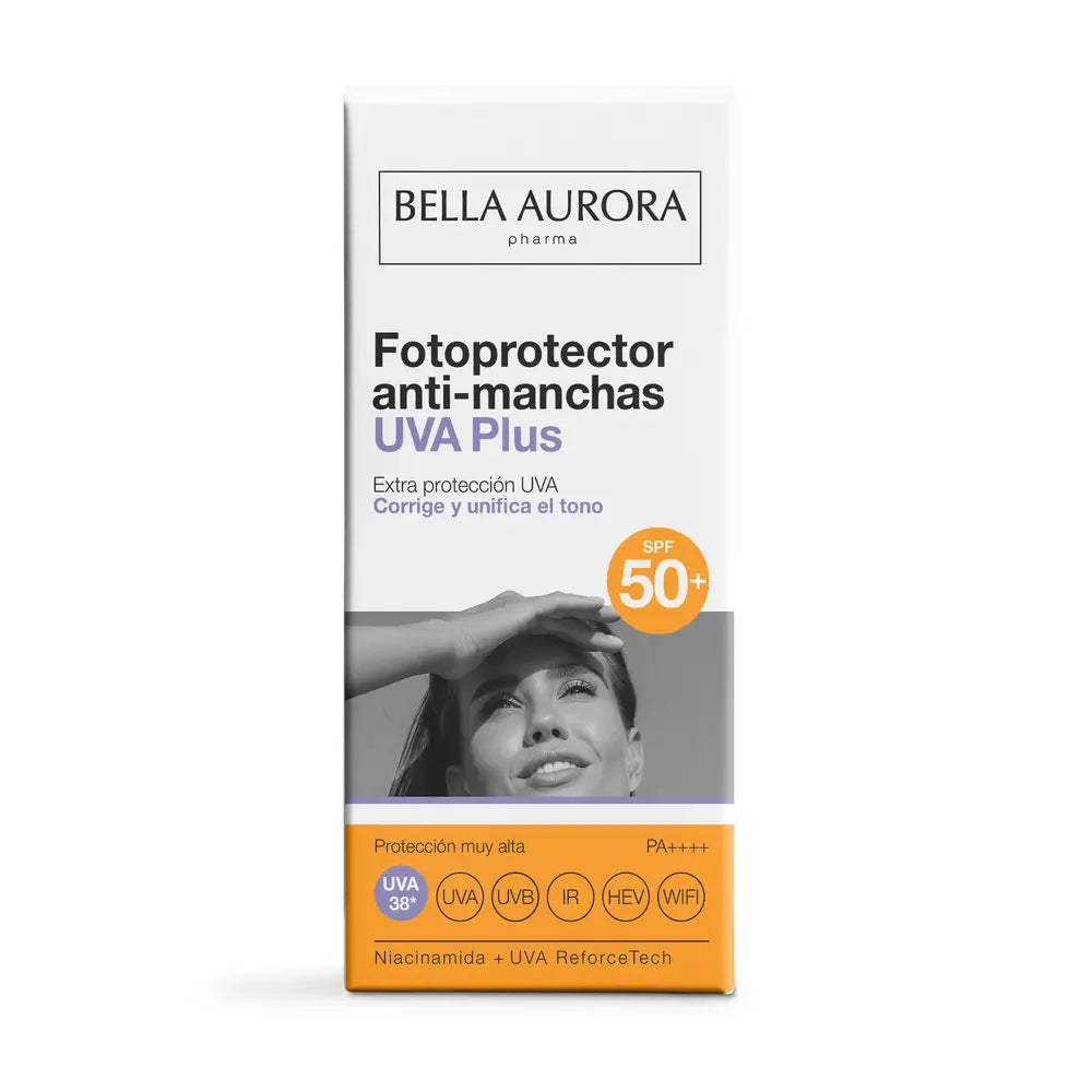 Bella Aurora  Fotoprotector Solar Anti-Manchas  Uva Plus Protect , 50 ml.