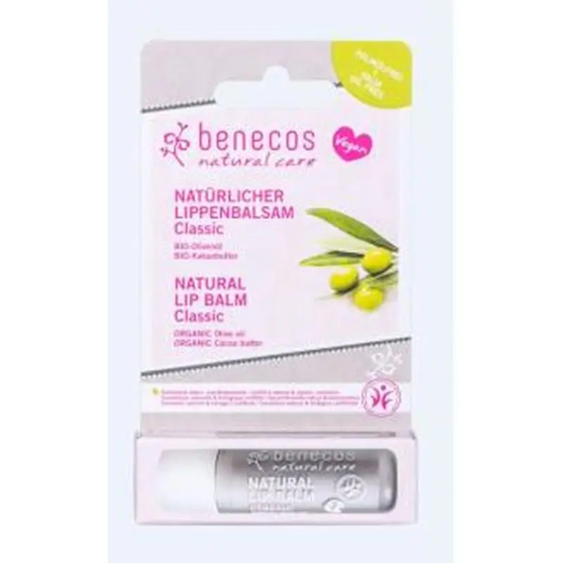 Benecos Balsamo Labial Vegano Oliva-Karite-Jojoba 4,8Gr.