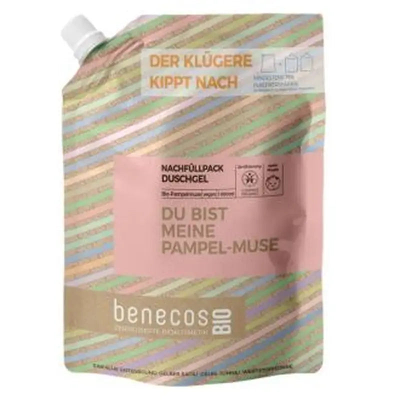 Benecos Gel De Baño Pomelo Recarga 1Lt. Bio Vegano