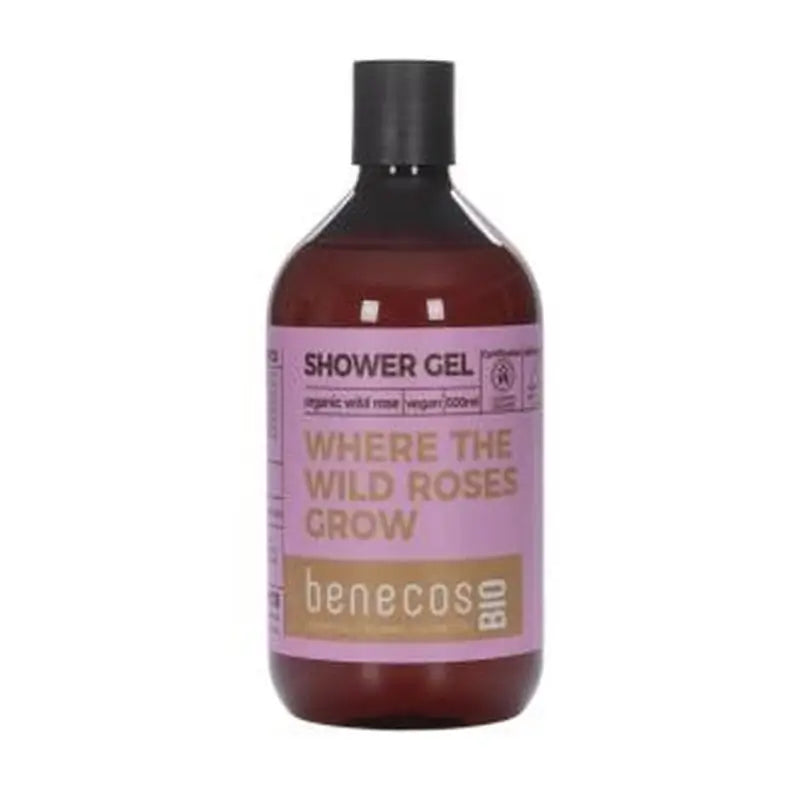 Benecos Gel De Baño Rosa Mosqueta 500Ml. Bio Vegano