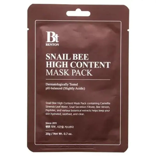 Benton Snail Bee High Content Mascarilla, 20 gr