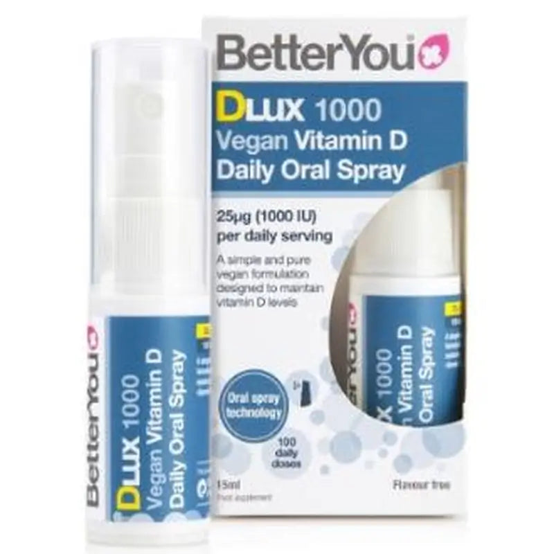 Better You D1000 Vegan Vit D Spray Oral 15Ml.