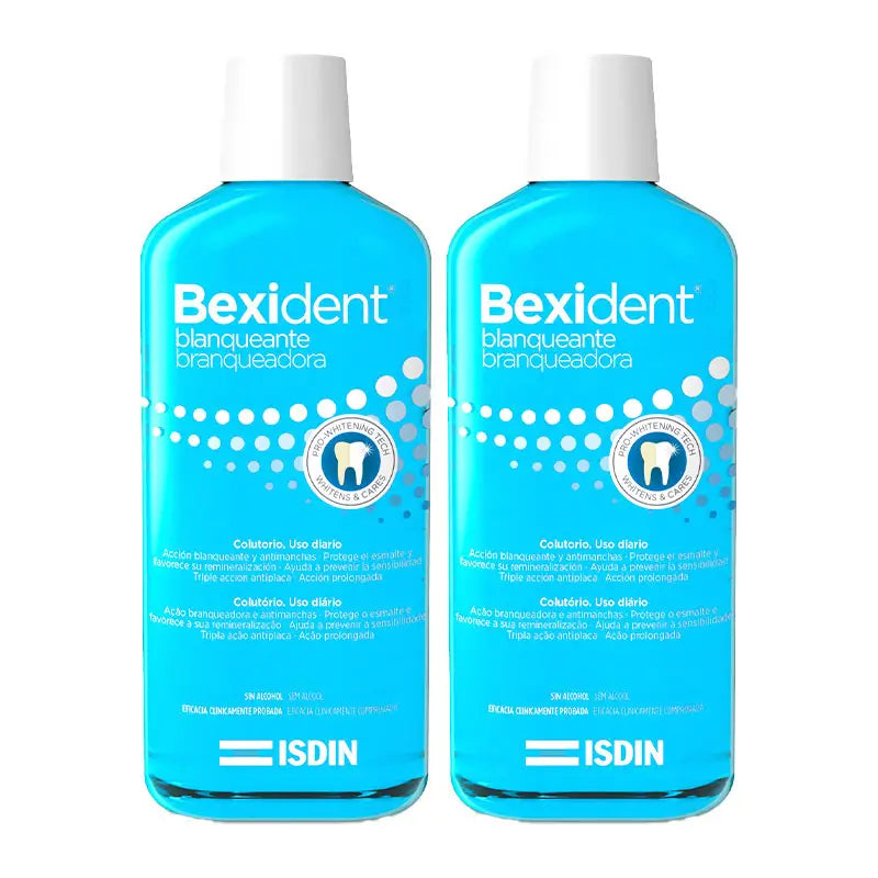 Bexident Duo Blanqueante Colutorio, 500 ml