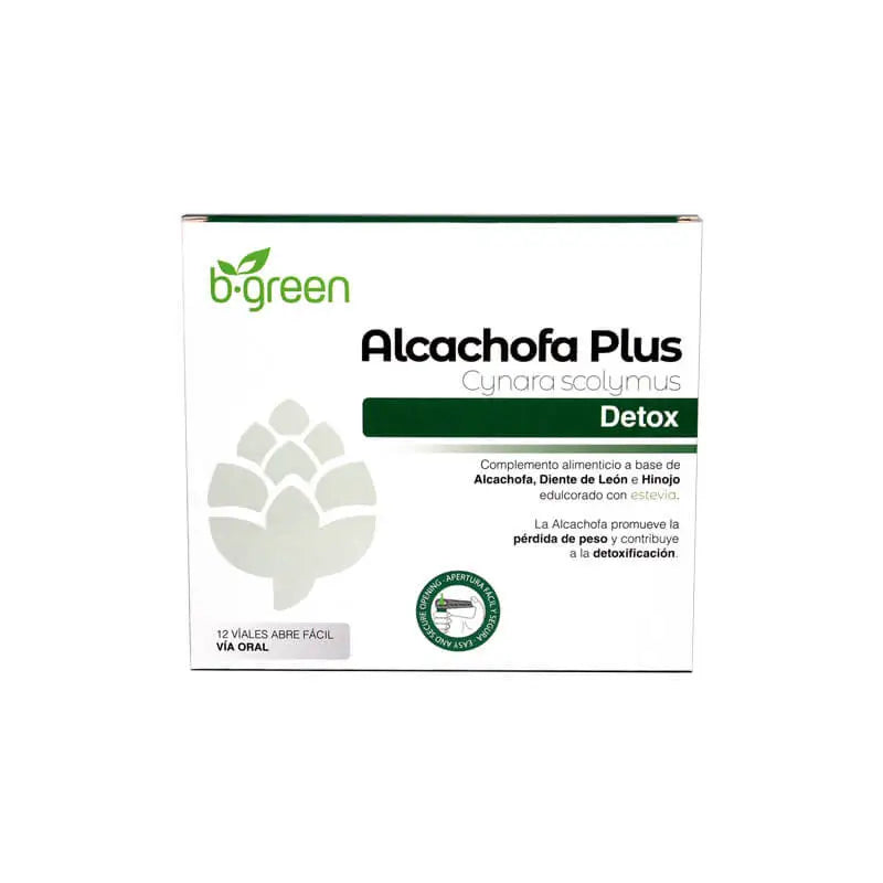 B-Green Alcachofa Plus Detox 12 Viales