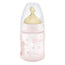 NUK First Choice Biberón Rosa Látex 0-6M 150 ml