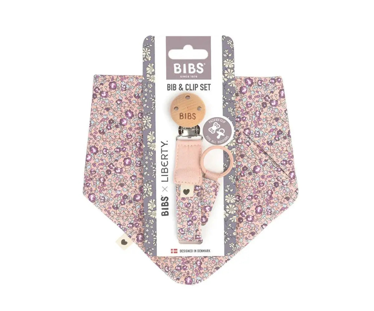 Bibs Liberty Pack Secababitas Y Sujetachupetes Eloise Blush