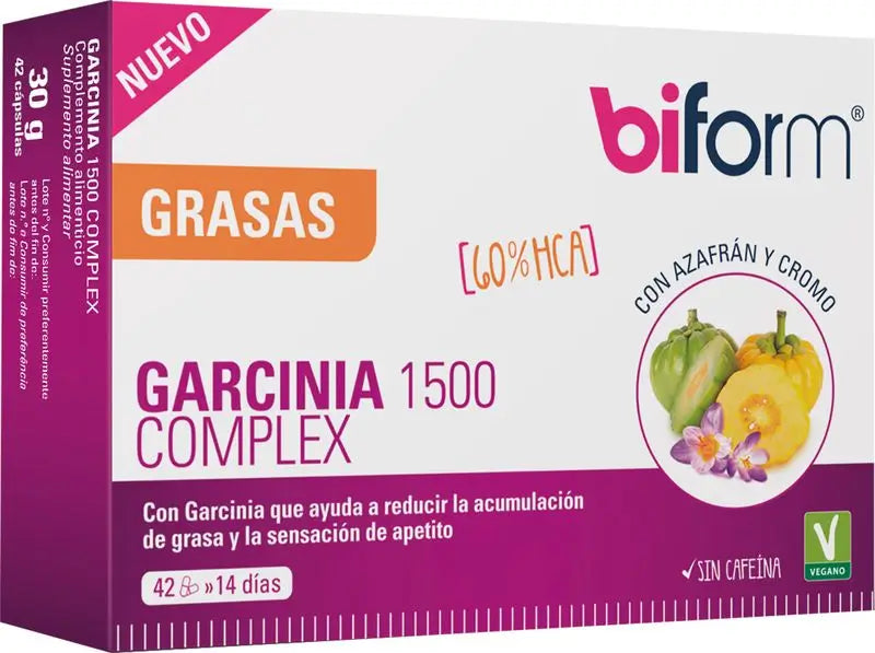 Biform Garcinia 1500 Complex, 42 Cápsulas