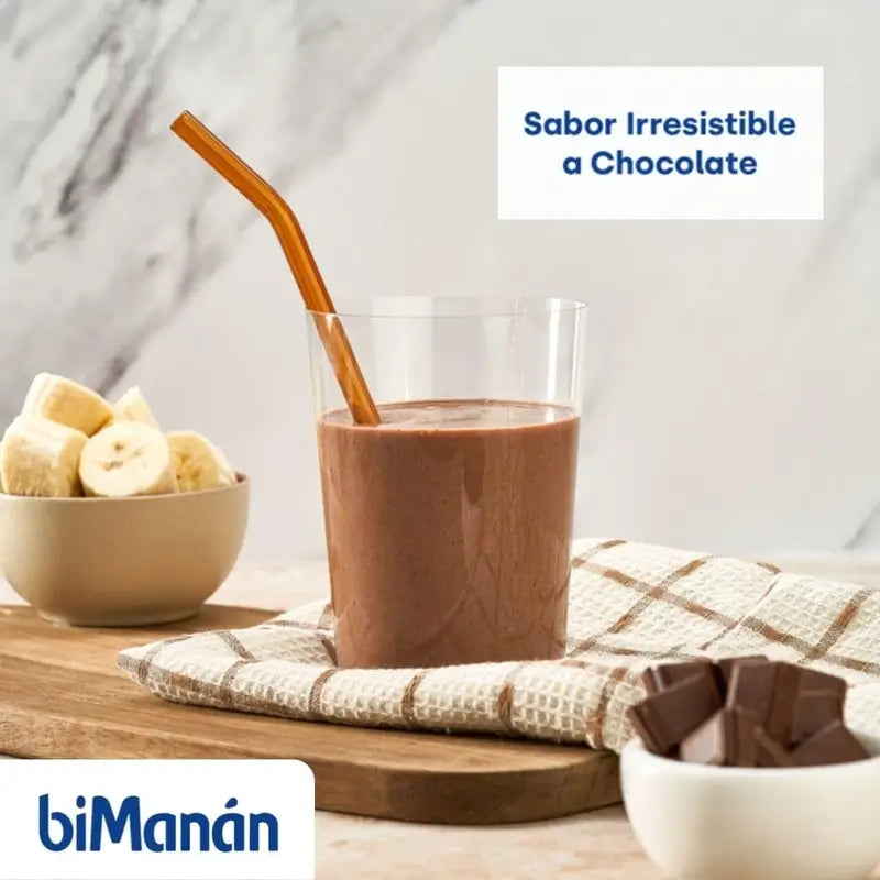 biManán Beslim Batido Sabor Chocolate 6 sobres