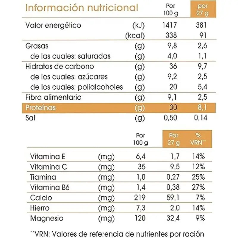 biManán Pro Barrita Chocolate Caramelo 6 unidades