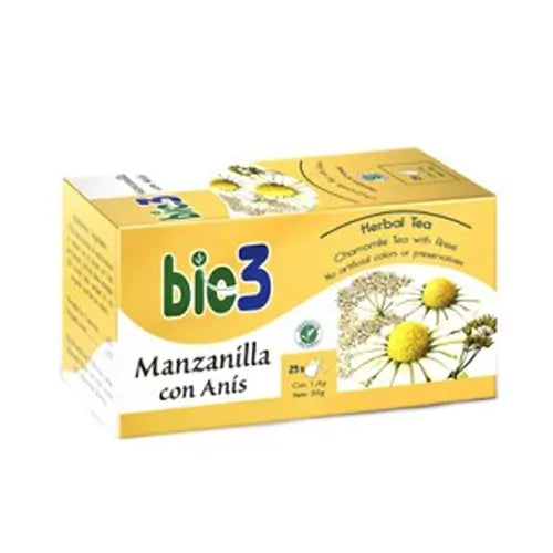 Bio3 Manzanilla con Anis 1.4 G 25 Filtros