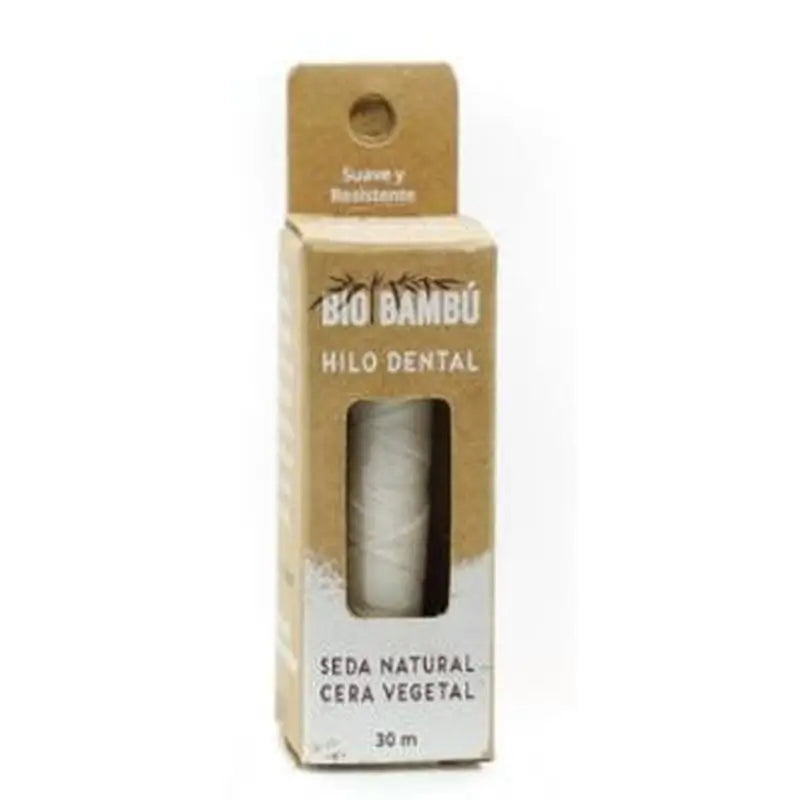 Biobambu Hilo Dental Seda Natural Con Cera Vegetal 30Metros