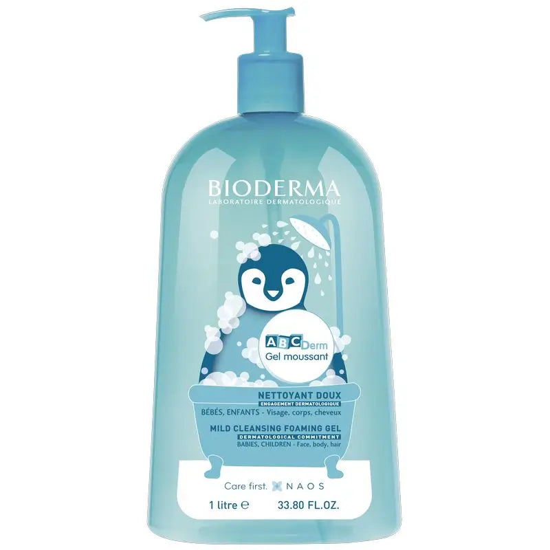 Bioderma Abcderm Gel Moussant  , 1000 ml