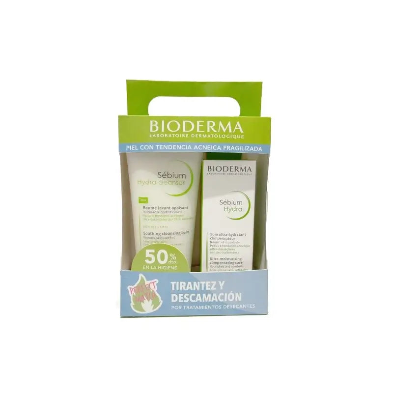 Bioderma Sébium Pack Hydra Cleanser, 200Ml + Sebium Hydra, 30Ml