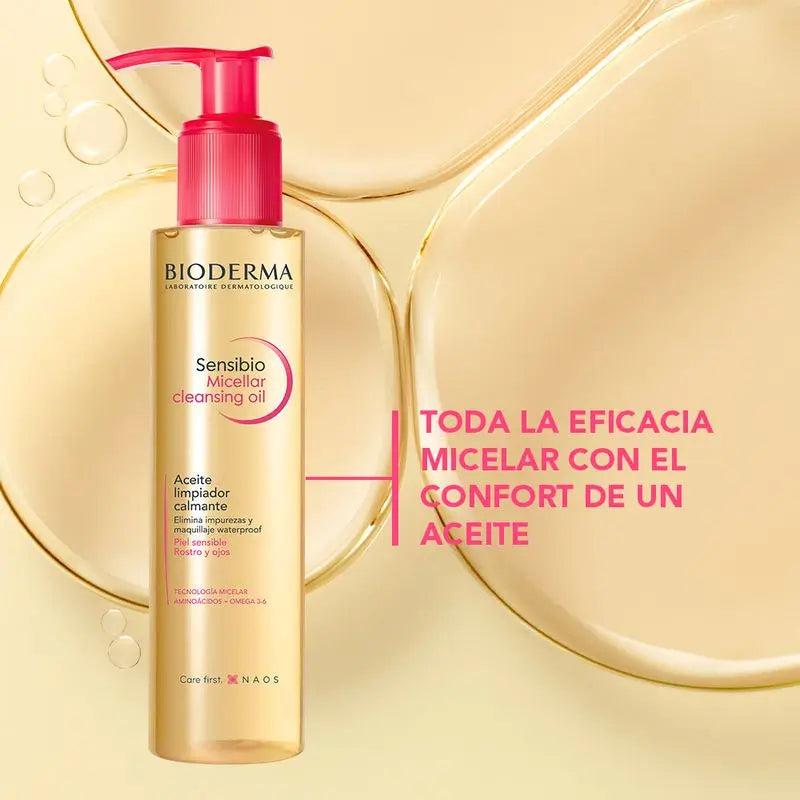 Bioderma Sensibio aceite Micelar Limpiador , 150 ml