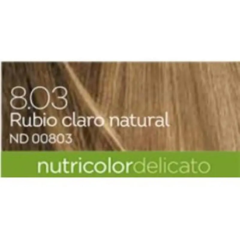 Biokap Tinte  Rubio Claro Natural 140Ml. 8.03 Delicato