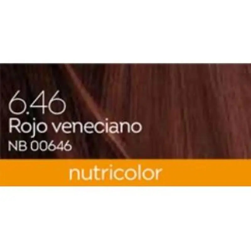 Biokap Tinte Venetian Red Dye 140Ml. Rojo Veneciano ·6.46