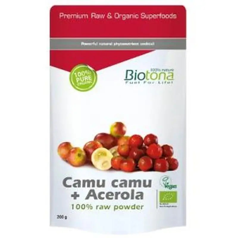 Biotona Camu Camu Acerola Raw 200Gr. Bio