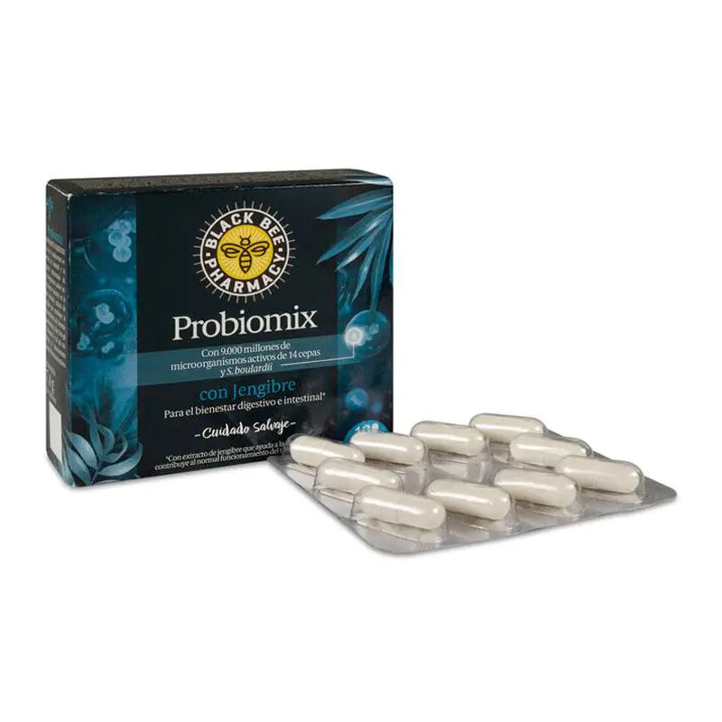 Black Bee Jalea Real Probiomix 10 cápsulas