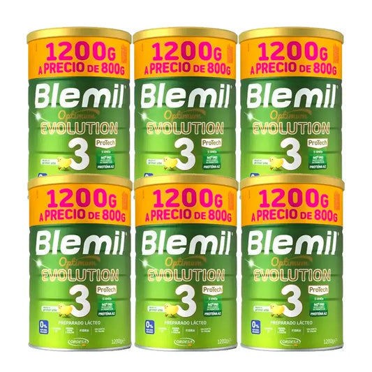 Blemil Optimum Evolution 3 Leche de Crecimiento Precio Especial, 6X1200 gr