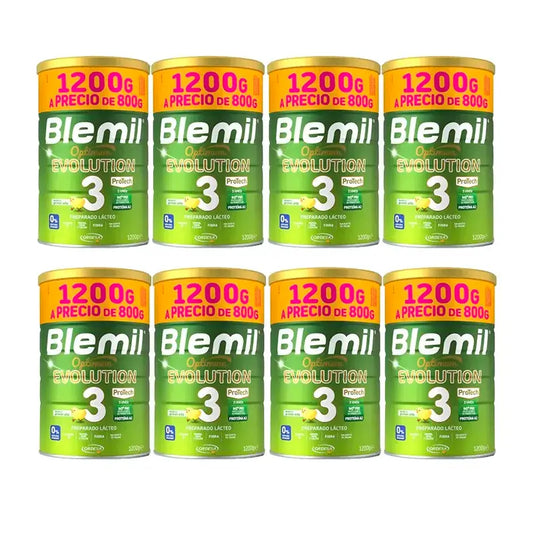 Blemil Optimum Evolution 3 Leche de Crecimiento Precio Especial, 8X1200 gr