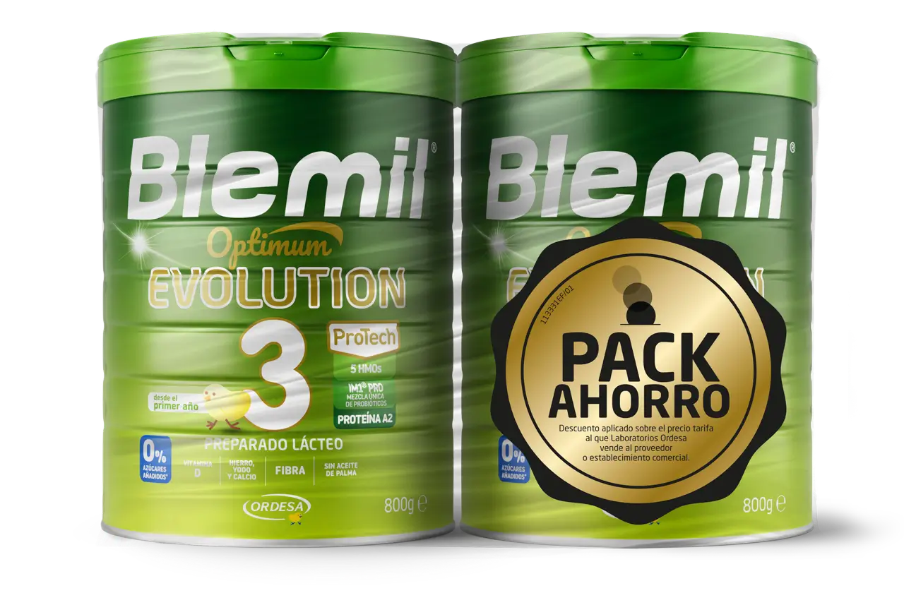 Blemil Bipack Optimum Evolution 3 Leche de Crecimiento, 2X800 gr