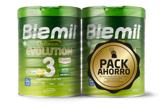 Blemil Bipack Optimum Evolution 3 Leche de Crecimiento, 2X800 gr