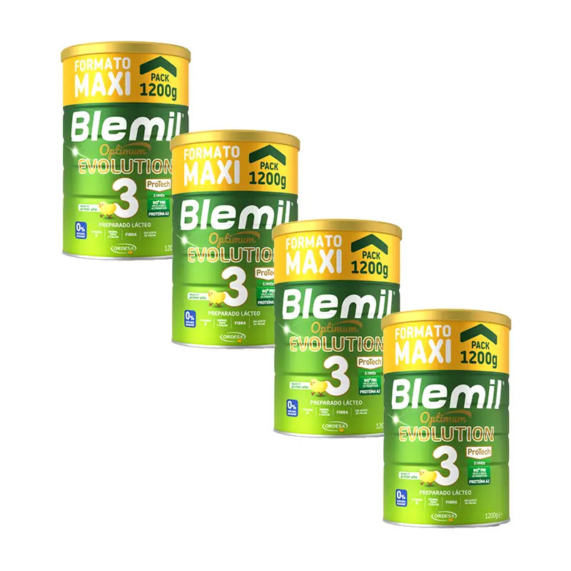 Blemil Optimum Evolution 3 Leche de Crecimiento, 4X1200 gr