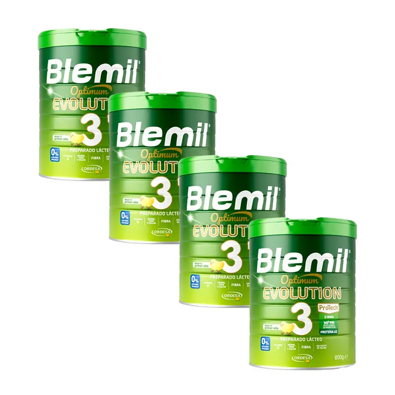 Blemil Optimum Evolution 3 Leche de Crecimiento, 4X800 gr