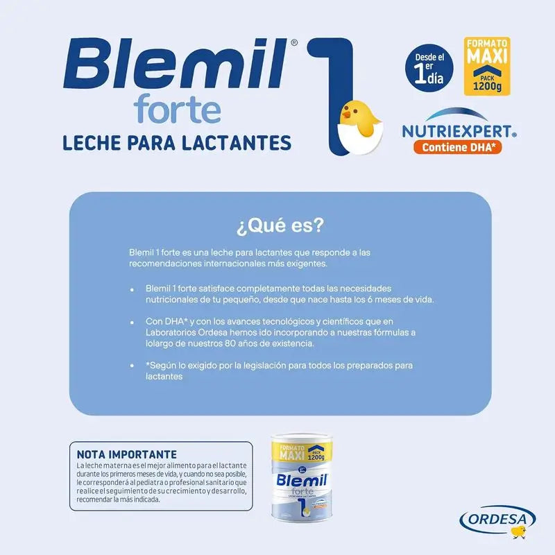 Blemil Plus 1 Forte, 1200 gr