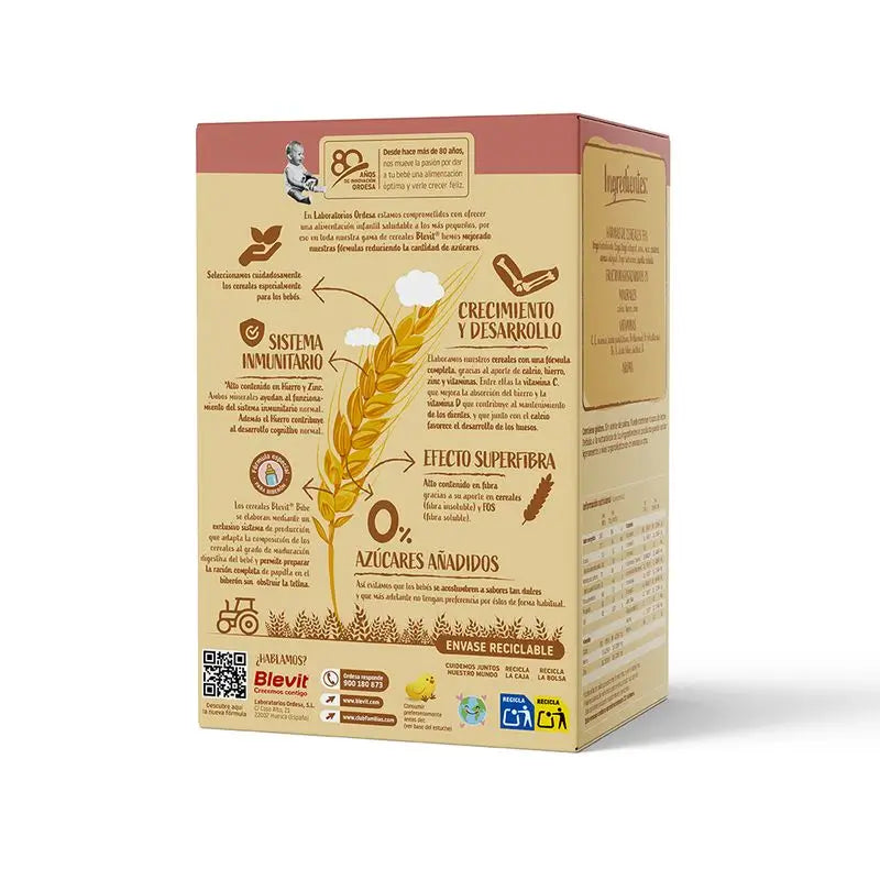 Blevit Alimentación Infantil Bibe 8 Cereales, 500 grs