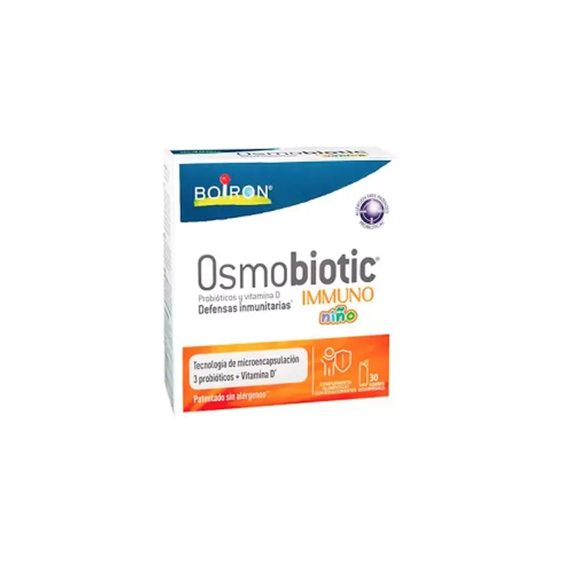 Boiron Osmobiotic Immuno Niño Probiótico, 30 sobres bucodispersables