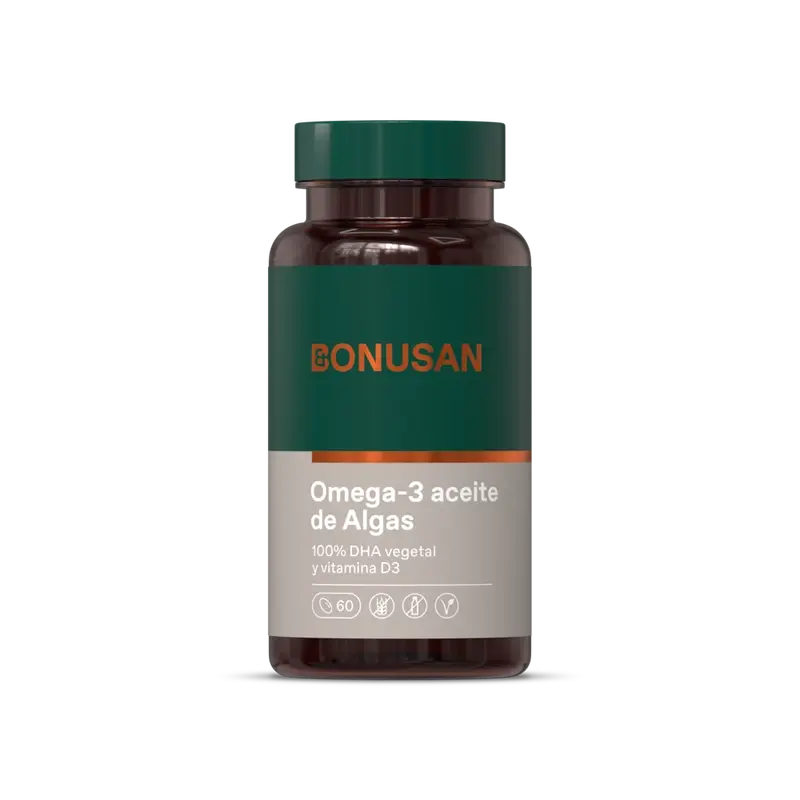 Bonusan Omega-3 Aceite De Algas , 60 perlas