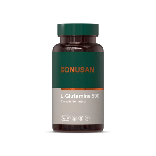 Bonusan L-Glutamina 500 , 60 cápsulas