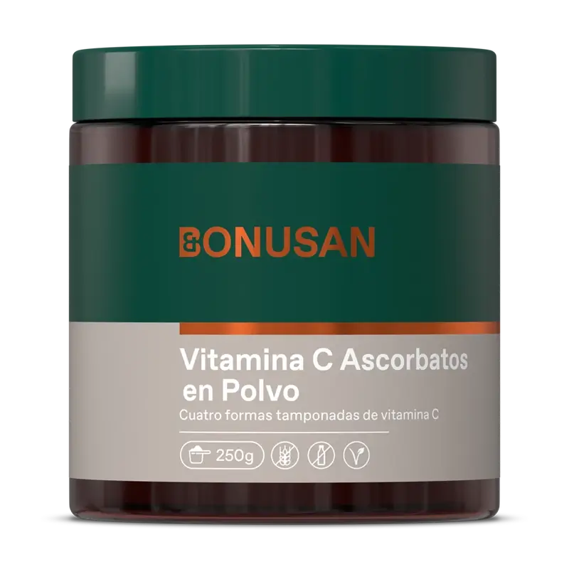 Bonusan Vitamina C Polvo De Ascorbatos , 250 gr