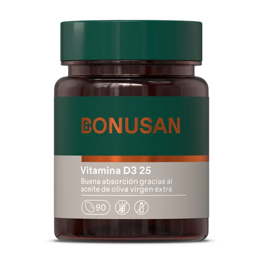 Bonusan Vitamina D3 25 , 90 perlas