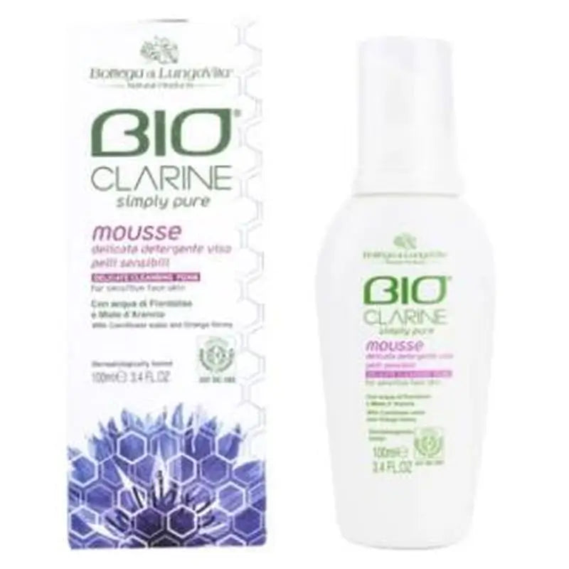 Bottega Di Lungavita Bio Clarine Mousse Limpiador Suave 100Ml.