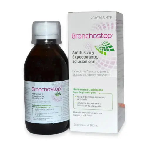 Bronchostop Antitusivo y Expectorante Solución Oral 200 ml