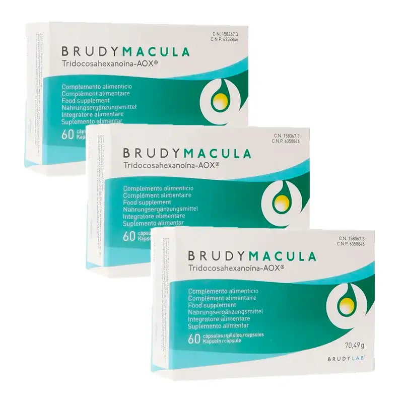 Brudy Macula, Pack 3 x 60 Cápsulas