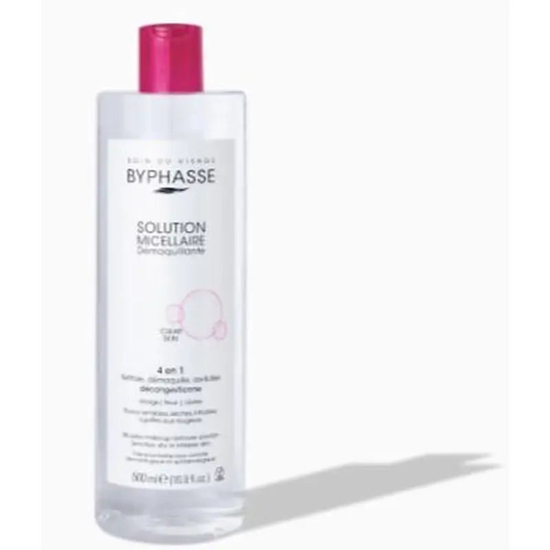 Byphasse Solución Micelar Desmaquillante Pieles Sensibles, 500 ml