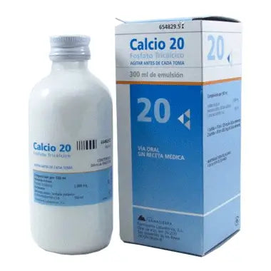 Calcio 20 Emulsión Oral 300 ml