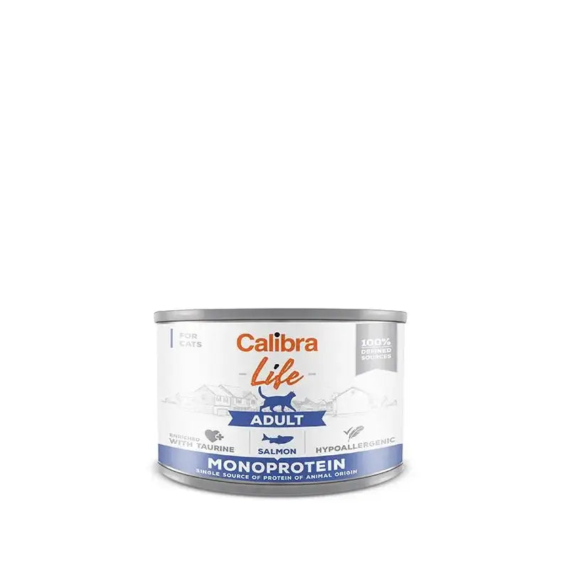 Calibra Gatos Life Lata Adulto Salmon 6X200Gr