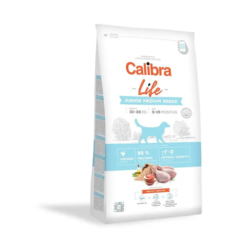 Calibra Perros Life Junior Medium Breed Pollo 2,5Kg