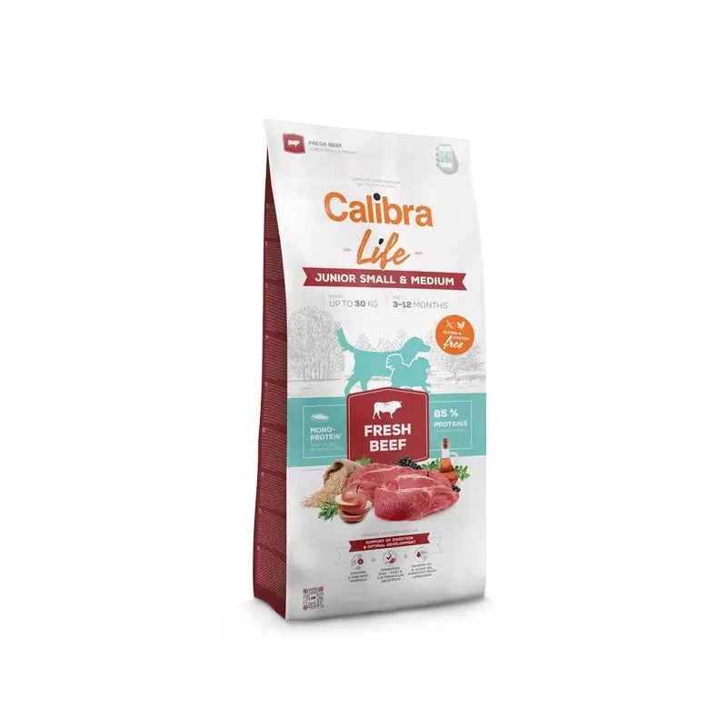 Calibra Perros Life Junior Small & Medium Fresh Beef 12Kg