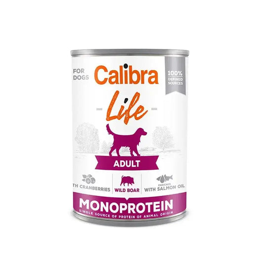 Calibra Perros Life Lata Adulto Jabalí Con Arandanos 6X400Gr