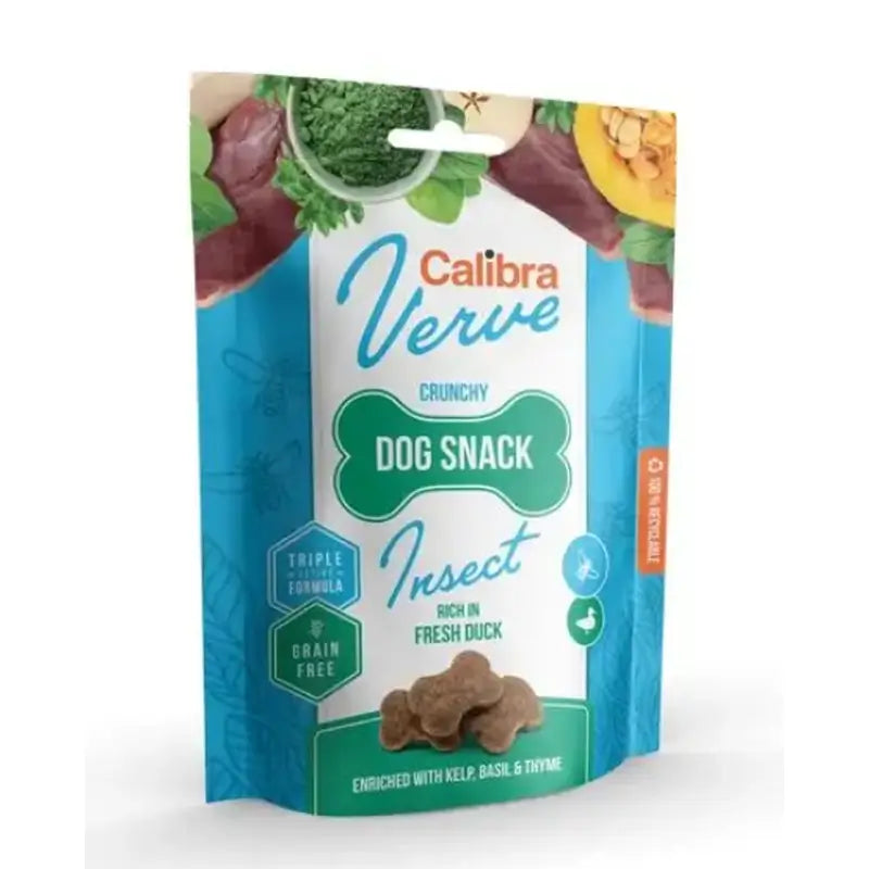 Calibra Perros Verve Crunchy Snack Insectos Y Pato Fresco 150G