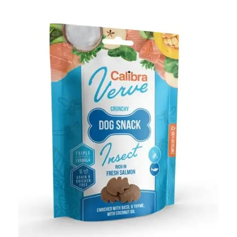 Calibra Perros Verve Crunchy Snack Insectos Y Salmón Fresc 150G