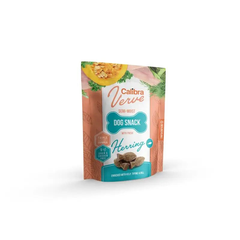 Calibra Perros Verve Snack Semihúmedo Arenque Fresco 150G